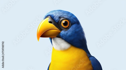 blue and yellow macaw © faiz