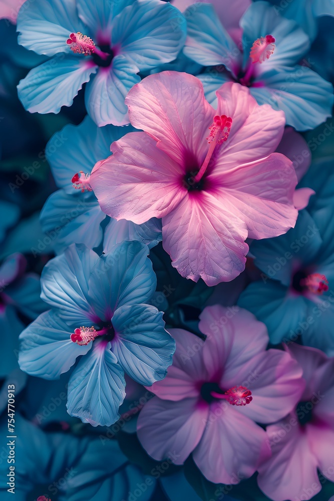 pastel color flowers background