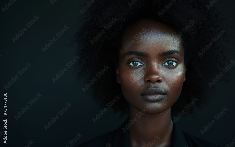A multiracial woman with black hair is wearing a black shirt A multiracial woman with black hair is wearing a black shirt