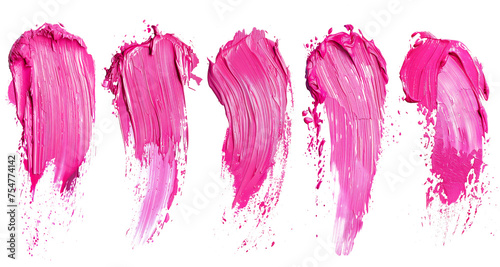 pink paint brush stroke smear color texture