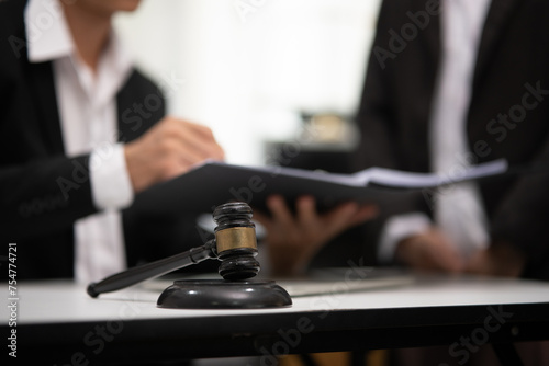 Businessman  legal lawyer work at a law firm