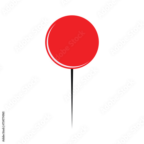 Red-colored pin icon
