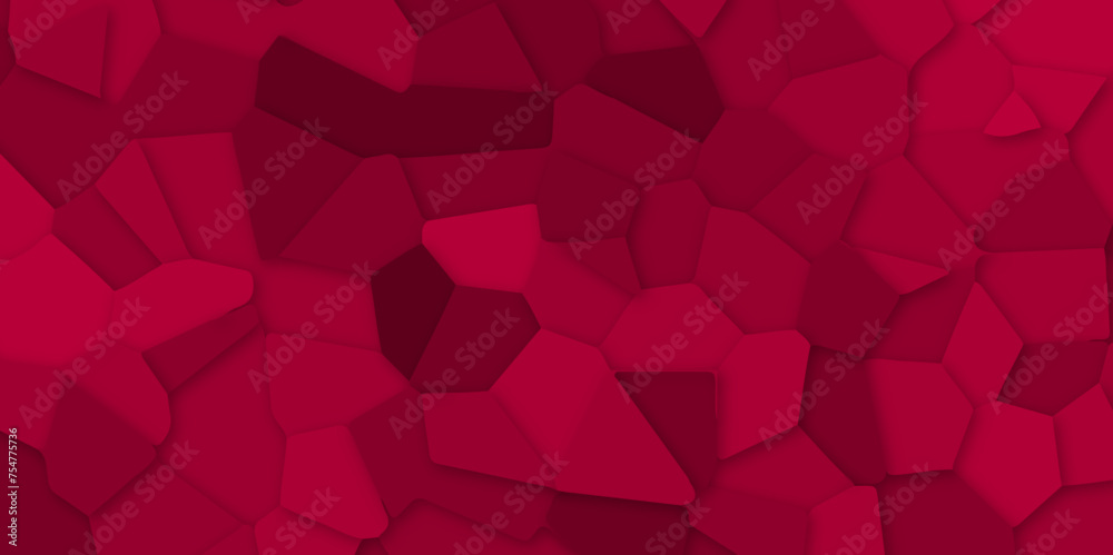 Abstract red stained glass background pattern .red stained glass window ...