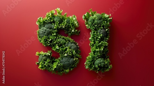 ¡Sí, brócoli! Brócoli y la palabra SÍ. Inscripción SÍ. Una señal de verduras y texto SÍ y espera que tú le correspondas. Di sí a las verduras y hortalizas. ¡El brócoli no te dará malos consejos!