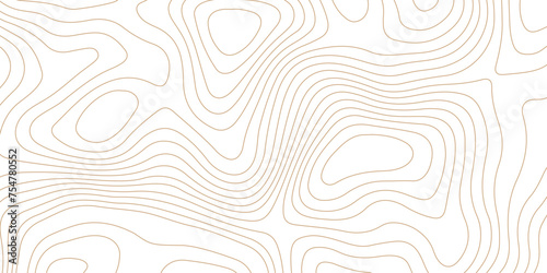 Topographic map background geographic line map pattern .panorama view light brown color wave curve lines .geographic mountain relief abstract grid .the concept map of a conditional geography map .