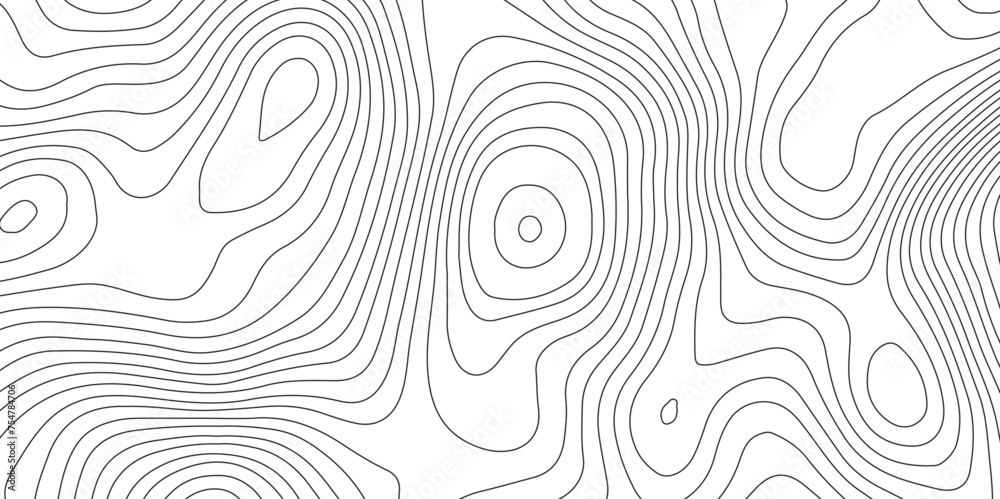 Topographic map background geographic line map pattern .panorama view black color wave curve lines .geographic mountain relief abstract grid .the concept map of a conditional geography map .