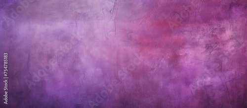 This painting features a textured, grunge wall in shades of purple and pink. The colors are blended in a rough, decorative manner, creating a visually striking background.