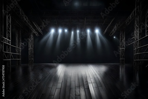 Big ShowConcept Design dark and blank stage