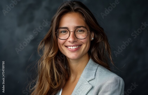 Woman Wearing Glasses and White Jacket