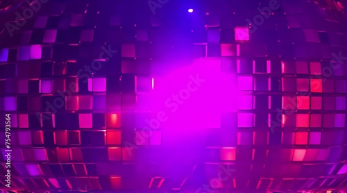 eon Disco ball seamless VJ loop animation for music broadcast, night clubs, music videos, LED screens and projectors, glamour and fashion events, jazz, pops, funky and disco party