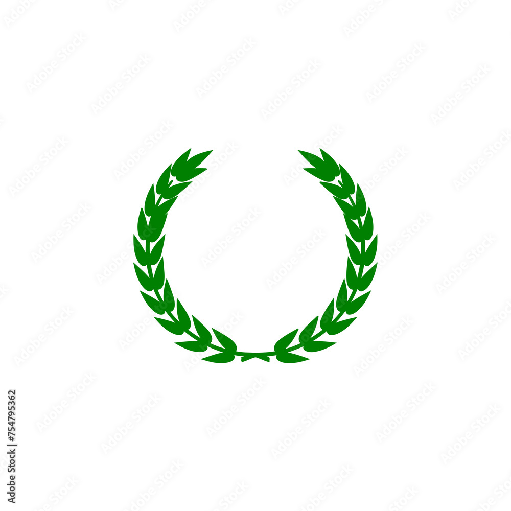 Obraz premium Laurel icon isolated on transparent background