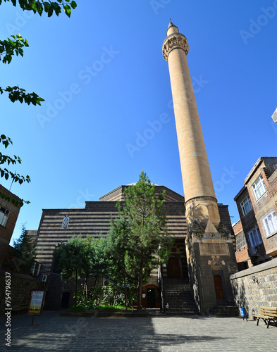  A view from the Historical Melik Ahmet Mosque in Diyarbakır, Turkey photo