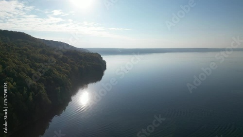 Wallpaper Mural The surface of the water to the horizon in America. Torontodigital.ca