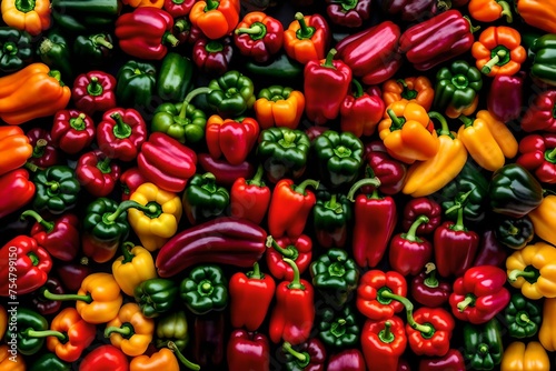 red and yellow peppers