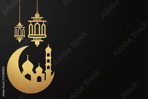 Eid al-Fitr, Ramadhan decorative greeting card