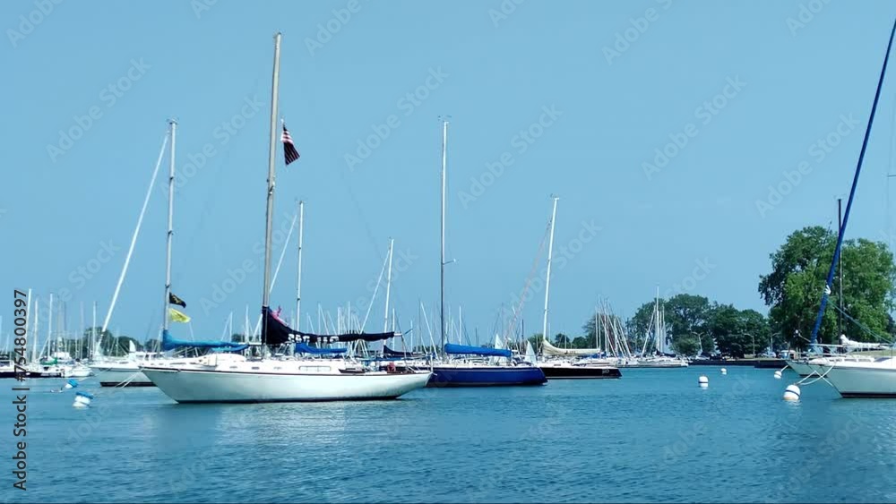 A video of Montrose Harbor Lakeview at the northern edge of Lincoln Park in Chicago. There are boats and ducks in the lake. A video of Montrose Harbor Lakeview at the northern edge of Lincoln Park in Chicago. There are boats and ducks in the lake.