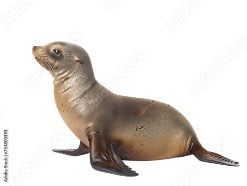 seal cutout isolated on transparent png background 