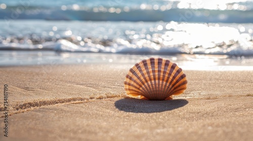 Seashell on the beach © Media Srock