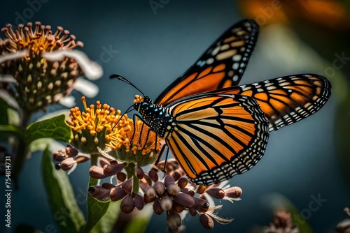 monarch butterfly on a flower © MB Khan