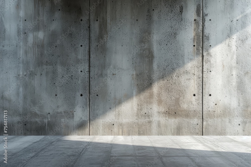 Concrete wall and floor as abstract background Concrete wall and floor as abstract background