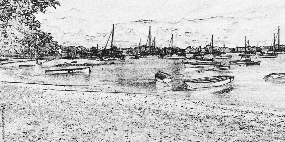 Fototapeta premium Plage de Grand-Baie, île Maurice