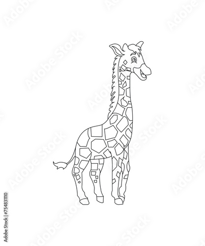 Animal Coloring Book Page For Kids