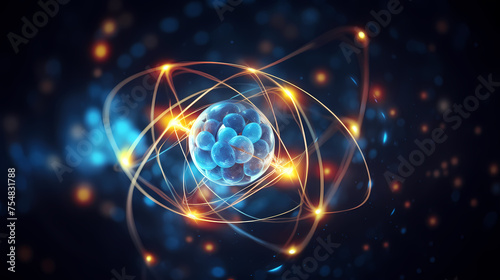 atomic nucleus electron neutron proton