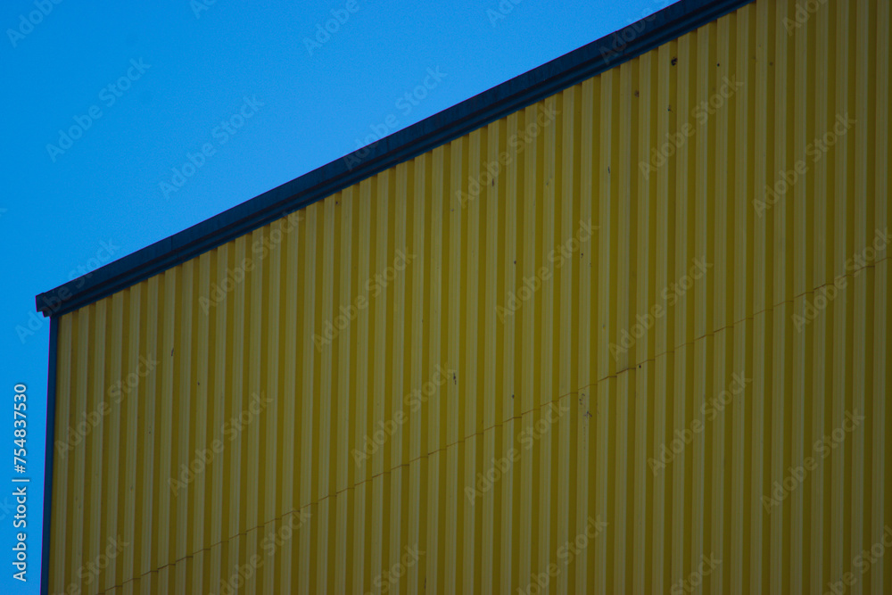 Minimalistic composition in yellow