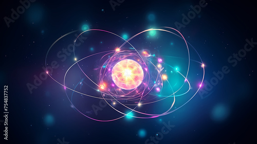 The nucleus is the small  dense region in the center of an atom made up of protons and neutrons