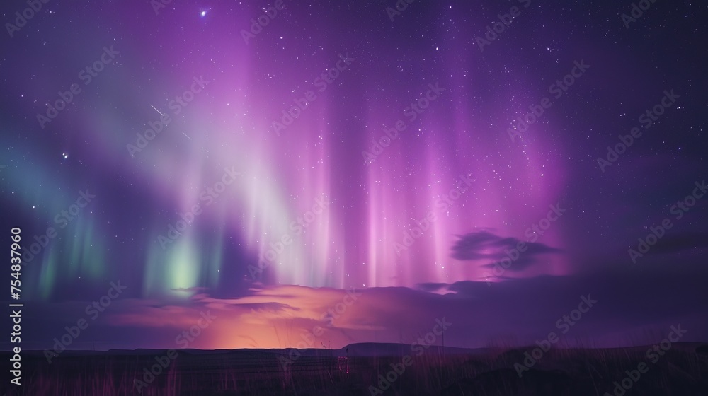 Aurora Dancing Across the Night Sky