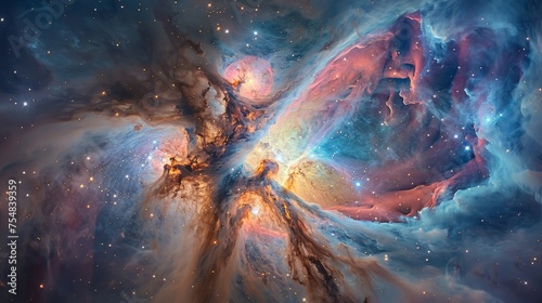 Unlocking the secrets of the cosmos: A close-up view of a star nursery in the Orion Nebula 