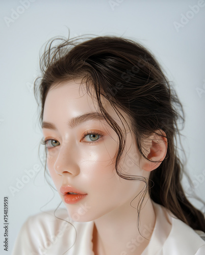 뷰티 스킨케어 메이크업 모델