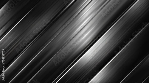 Black and Silver with templates metal texture soft lines tech gradient abstract diagonal background 