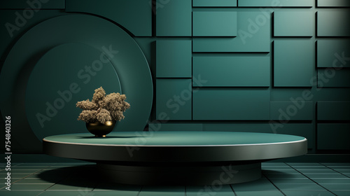 Realistic 3d background with podium. Abstract minimal scene mockup products display. Stage showcase

