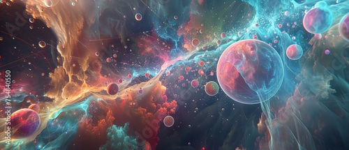 background with space