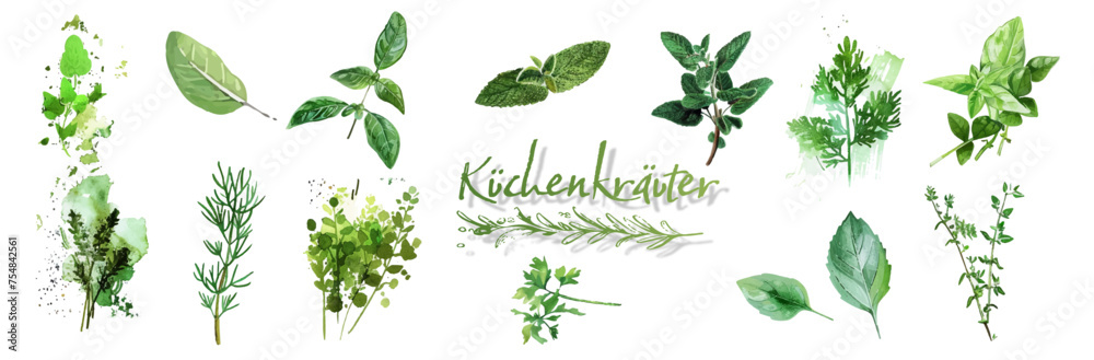 Naklejka premium hand drawn set Italy