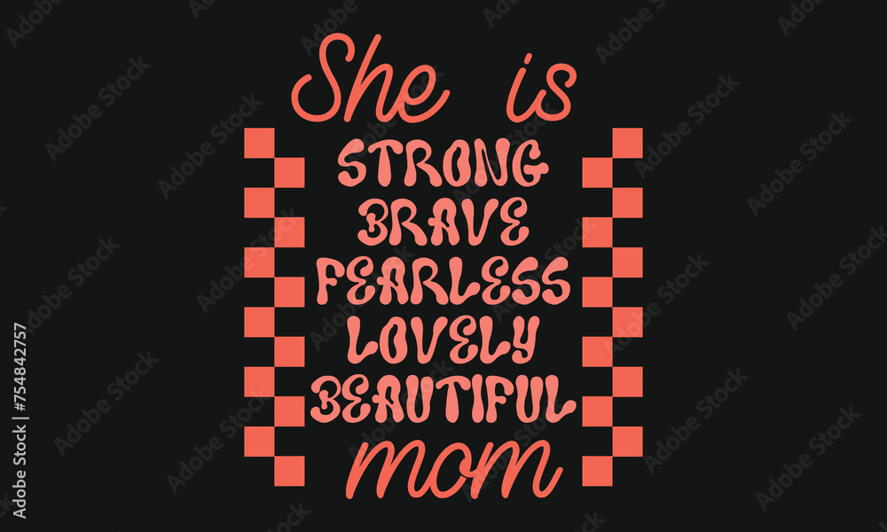 Mother's Day Mom Mama Vector T-Shirt Design