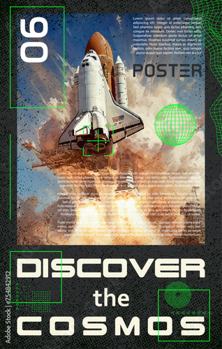 Spase astronaut cosmos poster