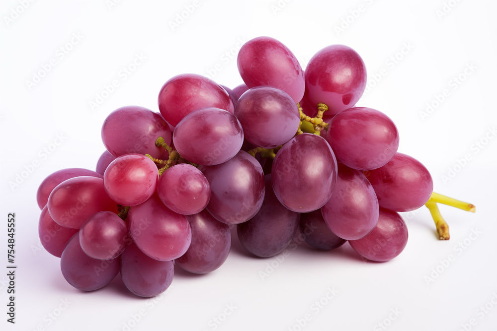 grape bouquet on isolated white background grape bouquet on isolated white background