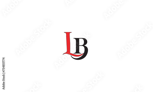 LB, BL, B , L Abstract Letters Logo Monogram 