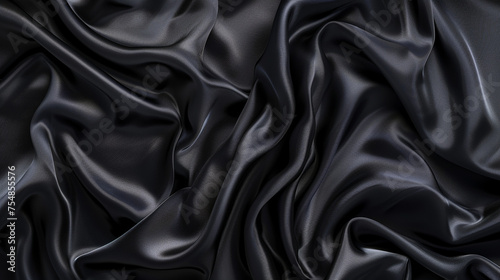 Black and Charcoal silk background