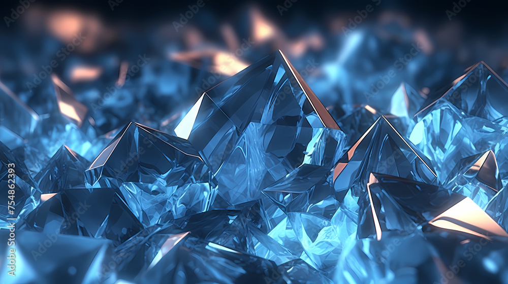 Amazing macro close-up of geometric crystal structures Amazing macro close-up of geometric crystal structures