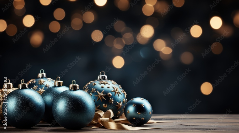 Fototapeta premium Elegant Christmas Background Perfect for Adding Words