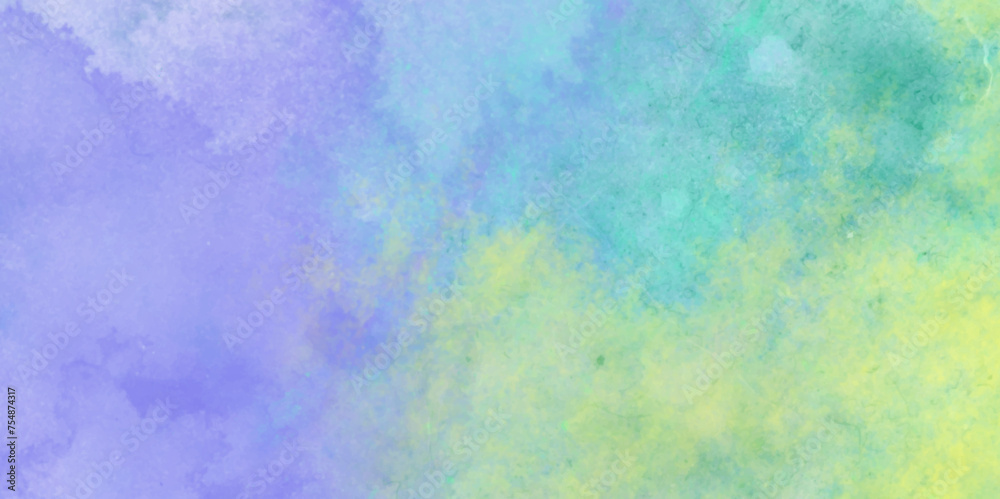 Abstract watercolor background with watercolor splashes. Watercolor texture and paint gradients texture.