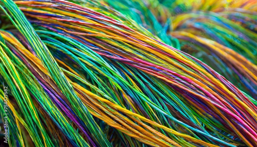 multi colored cable