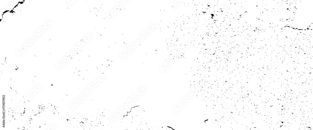 Naklejka premium Vector white dust grunge overlay texture distress texture with rough black and white texture. 
