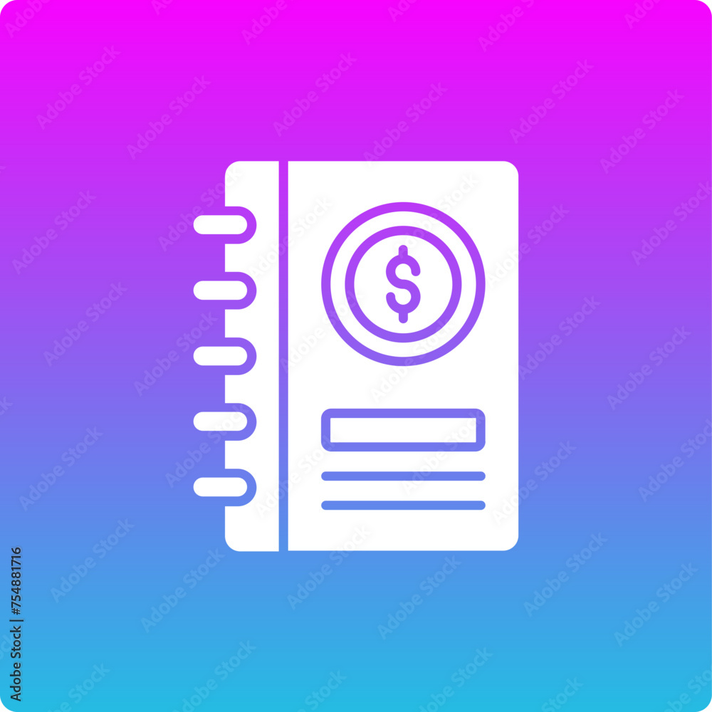 Accounting Book Icon Accounting Book Icon