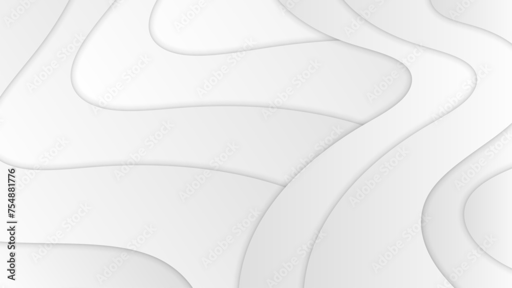 Abstract white and light gray wave or modern smooth luxury texture with soft and clean background vector illustration Abstract white and light gray wave or modern smooth luxury texture with soft and clean background vector illustration