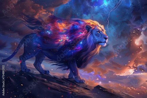 Lion's Den A Celestial Experience Generative AI