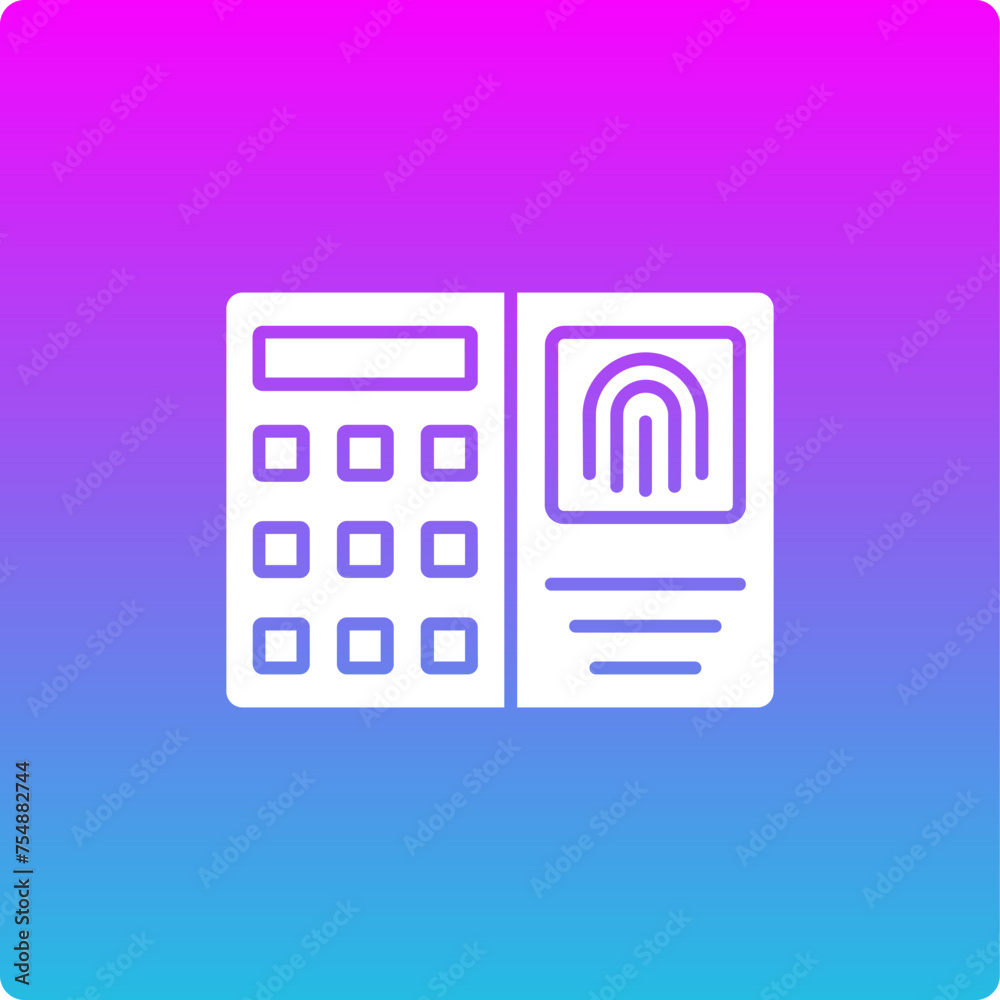 Fingerprint Scanner Icon Fingerprint Scanner Icon